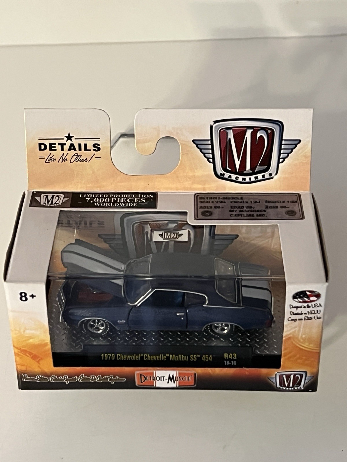 1970 Chevrolet Chevelle Malibu SS 454 • M2 • Limited 7000pcs Diecast NIB Mint