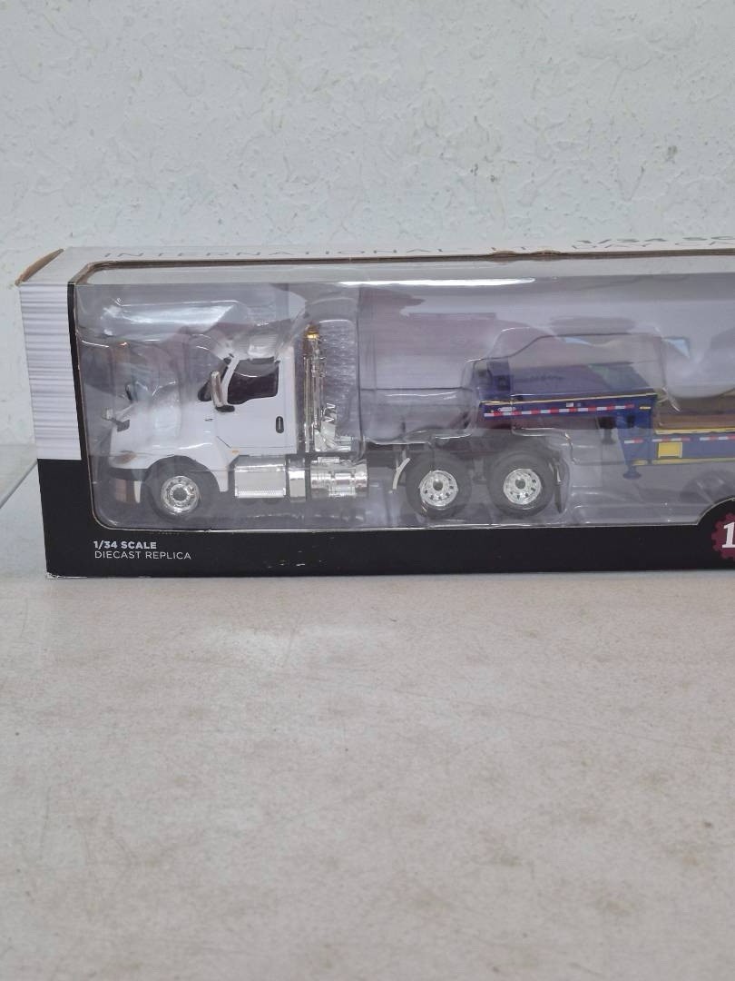 First Gear 4156 International LT w/Ledwell Hydratail Trailer 1/34 Die-cast MIB