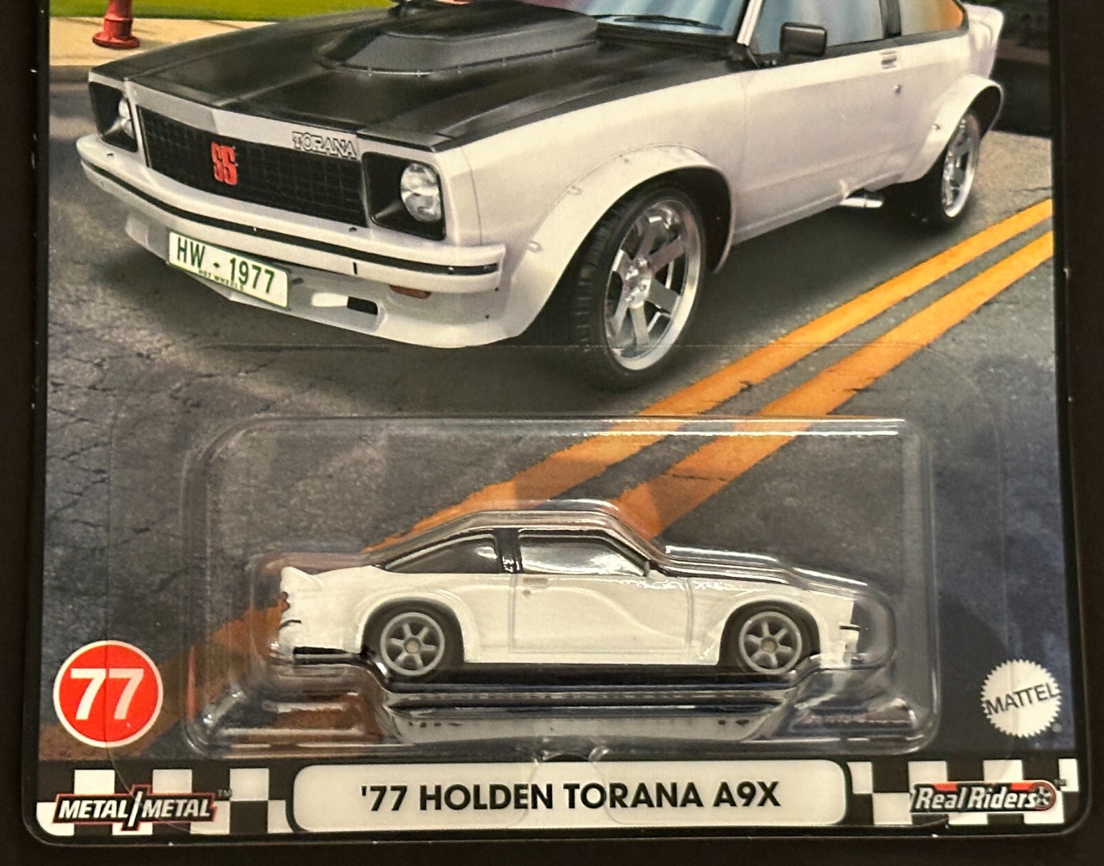 Hot Wheels Boulevard #77 White ‘77 Holden Torana A9X, Free Shipping & Protector