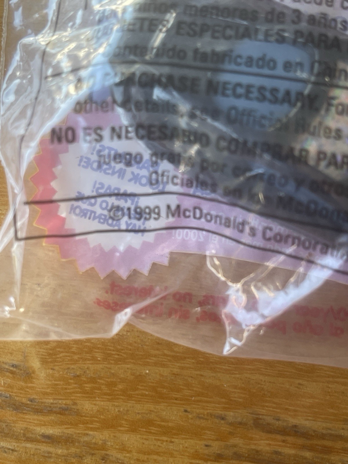 McDonald’s 1999 Happy Meal Toy HOT WHEELS #4 Future McDonald’s Nascar NEW