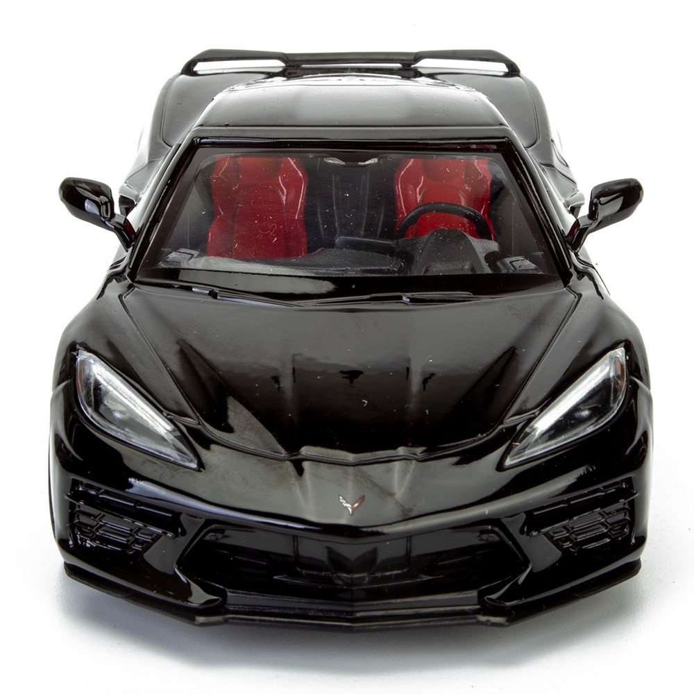 2020 Chevrolet Corvette C8 Stingray Black 1:24 Diecast Model Motormax 79360