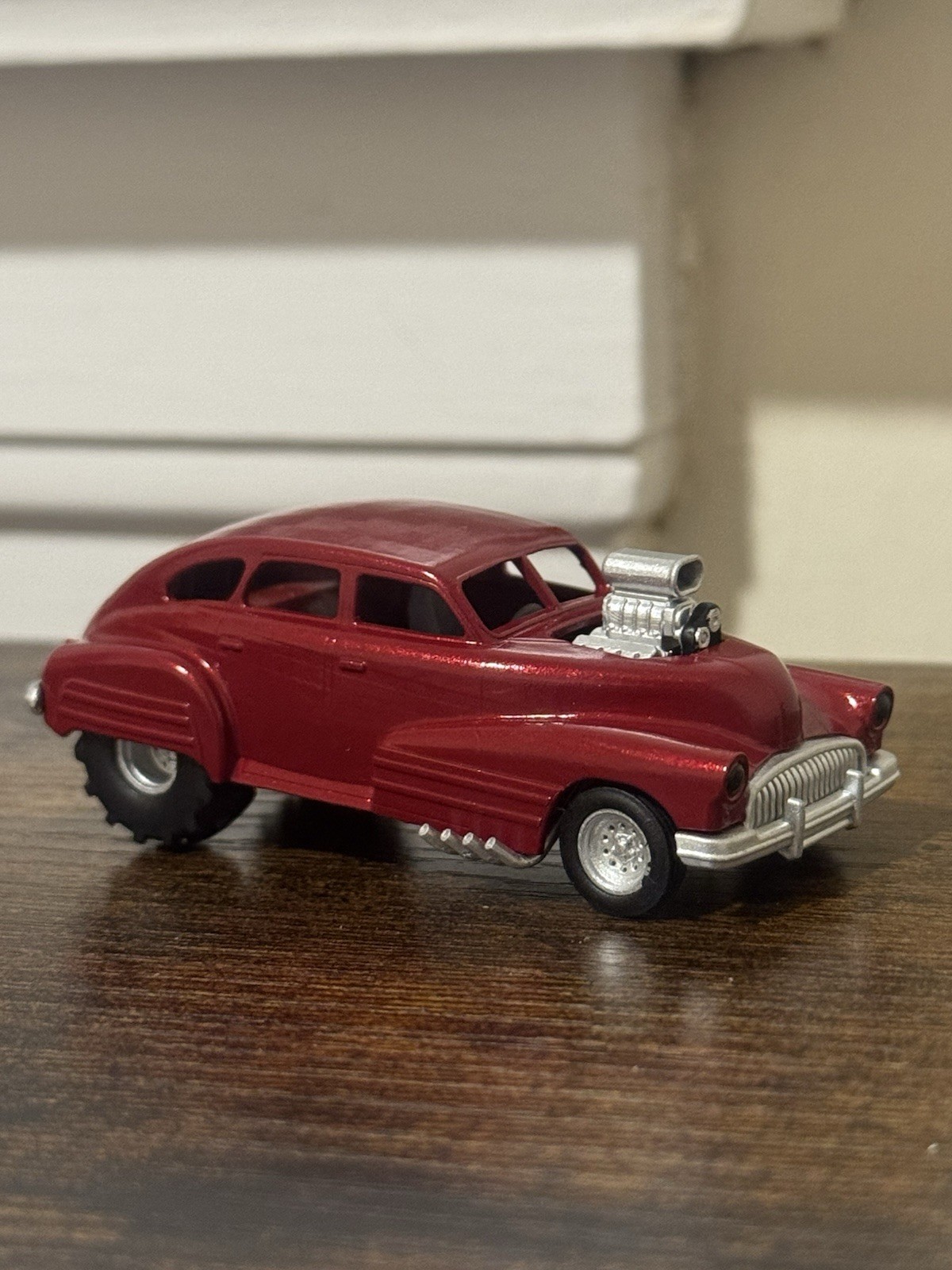 1/64 custom old school hot rod pulling car two wheel drive
