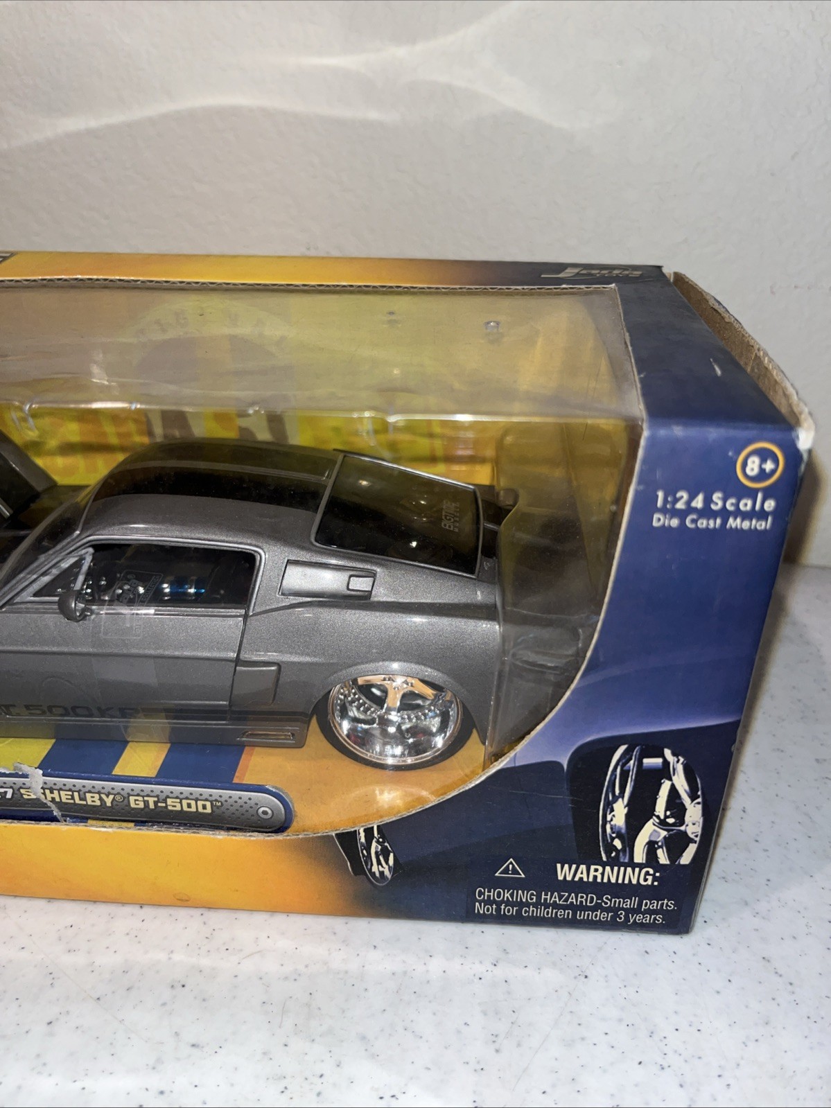 RARE Jada Toys Bigtime Muscle – Shelby GT-500 Hard Top Grey