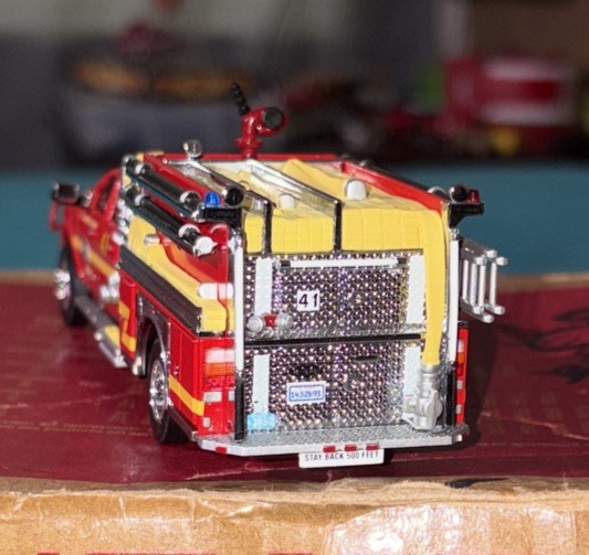 Kitbash Ram 5500 LAcFD Los Angeles County Fire Department Brush Patrol Truck 41