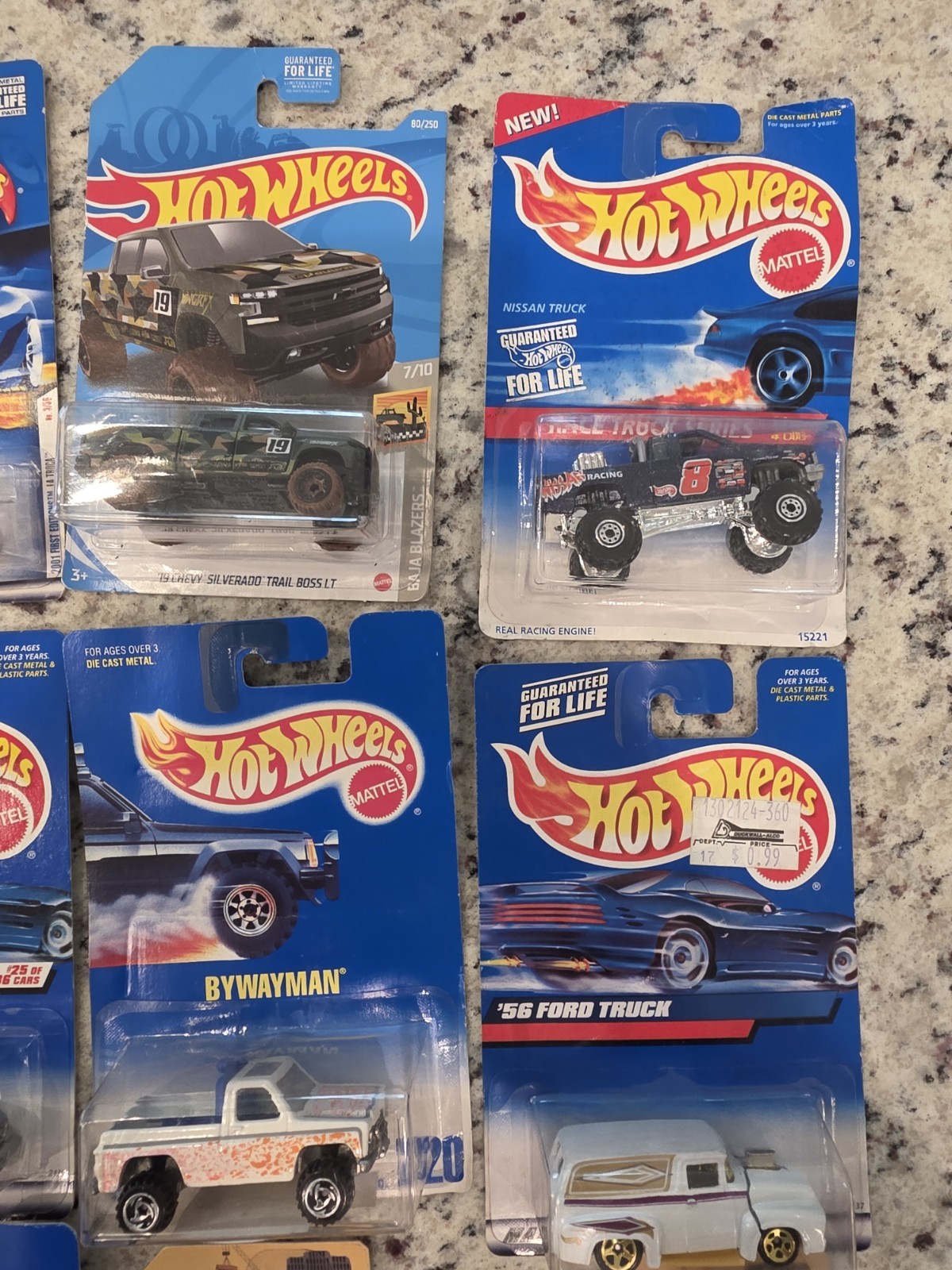 Hot Wheels Truck Lot of 20 Dodge Ram Chevy Nissan Ford Pickup Silverado