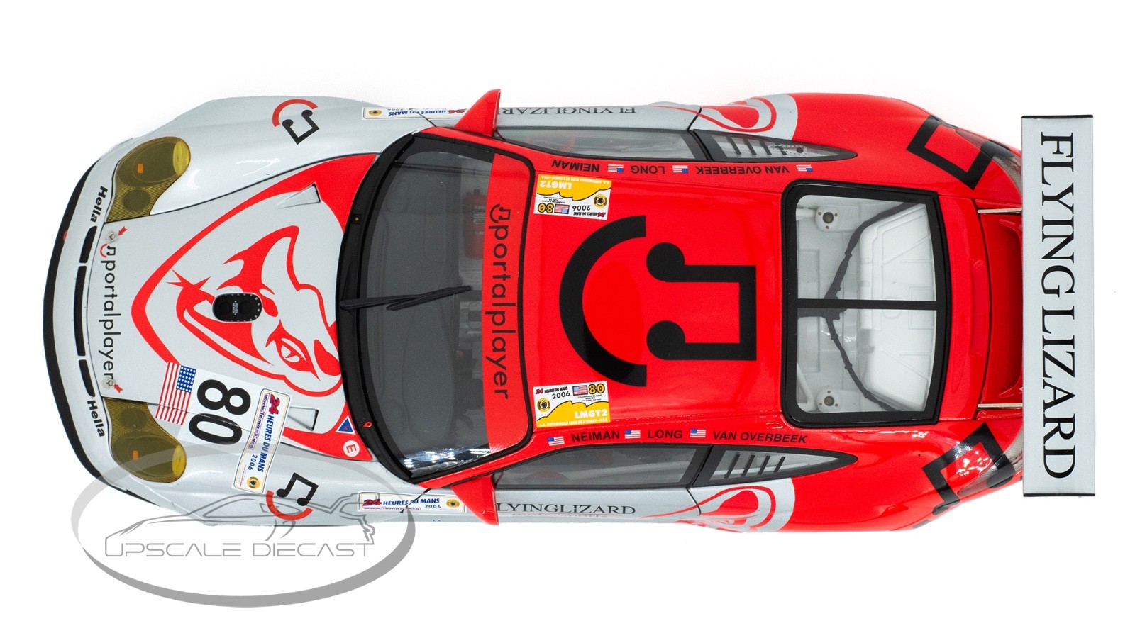 Minichamps 1/18 Porsche 911 GT3 RSR Flying Lizard Le Mans 24hr 2006 Brand New