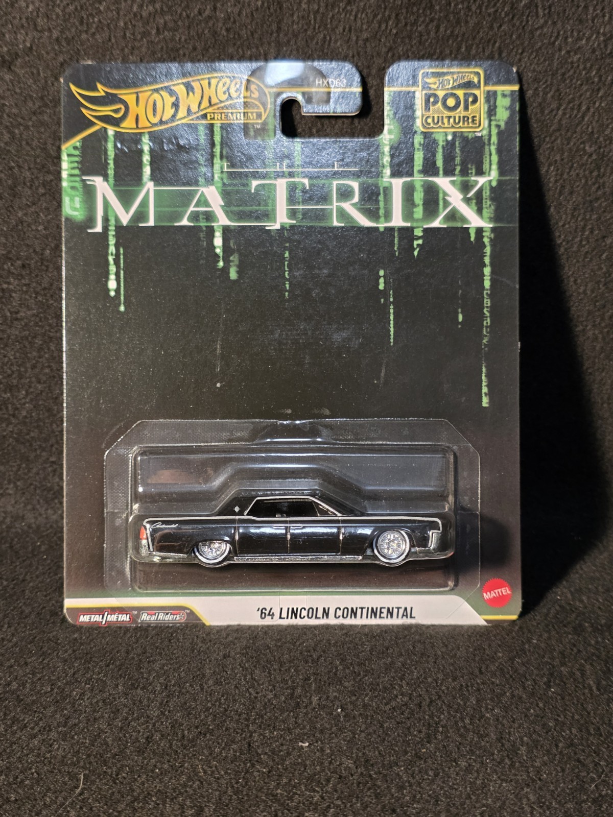 Hot Wheels Premium Pop Culture “Matrix” ’64 Lincoln Continental FREE SHIPPING