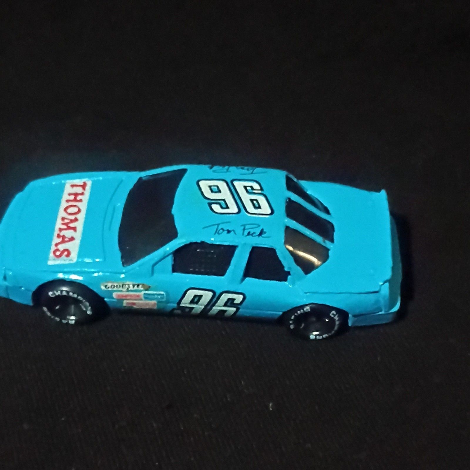 Racing Champions Pontiac Grand Prix #96 Thomas 1988 1:64 Blue Diecast NASCAR