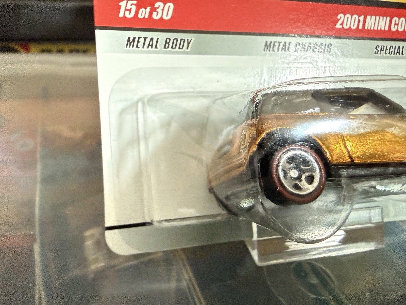 Hot Wheels Classics Series 5 2001 Mini Cooper, Gold, BP