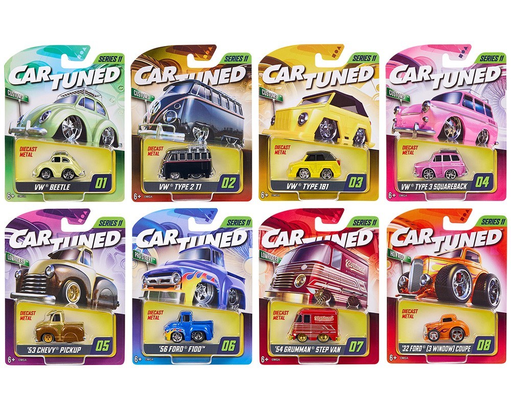 CarTuned 1:64 Mainline Series 11 Set of 8 Cars 592631-XX10 – Factory Packag