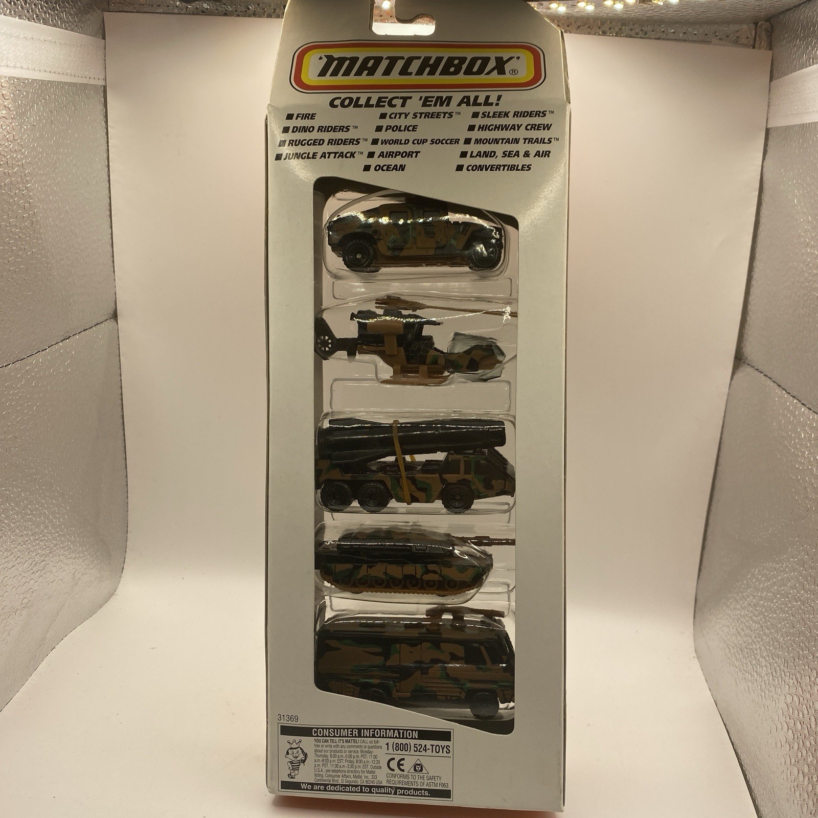 Matchbox Jungle Attack 5 Pack New 1997
