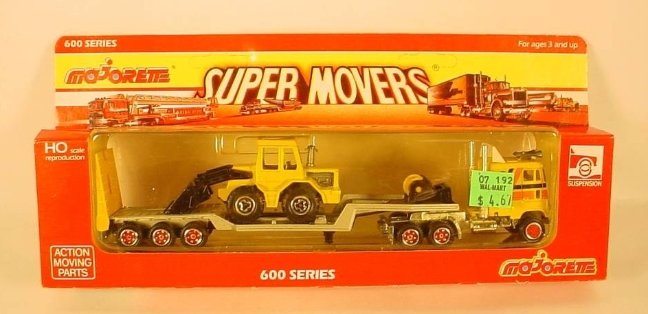 Majorette Super Movers # 602 Semi Front End Loader Carrier 1:87 France