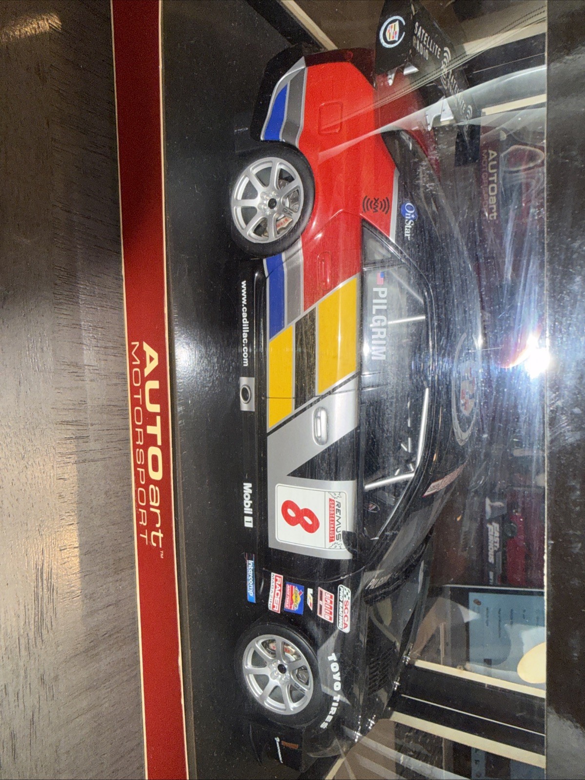 1/18 AutoArt Cadillac CTS-V SCCA World Challenge 2004 #8 Pilgrim BEAUTIFUL CAR
