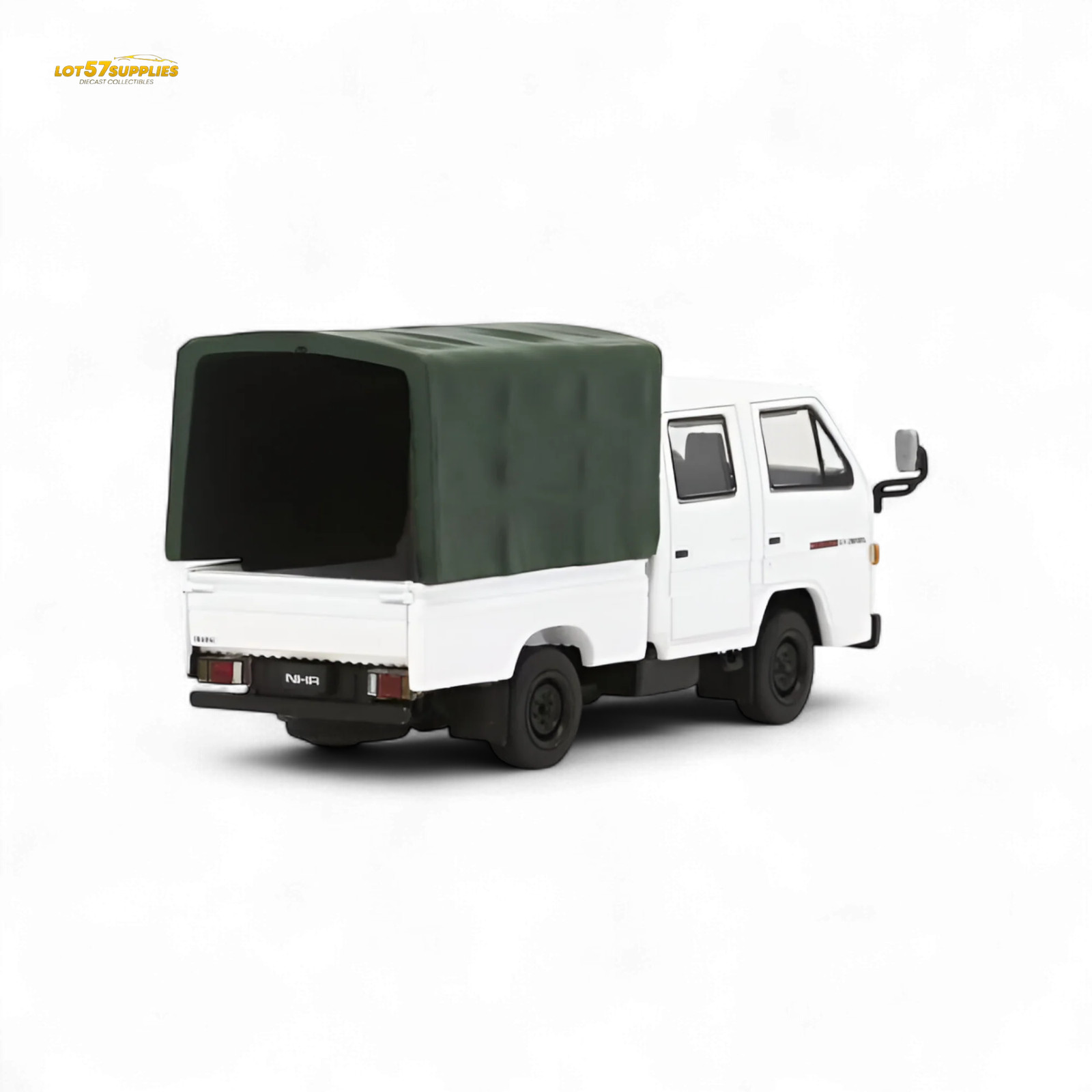 Model 1 Isuzu Covered Truck – White 1:64