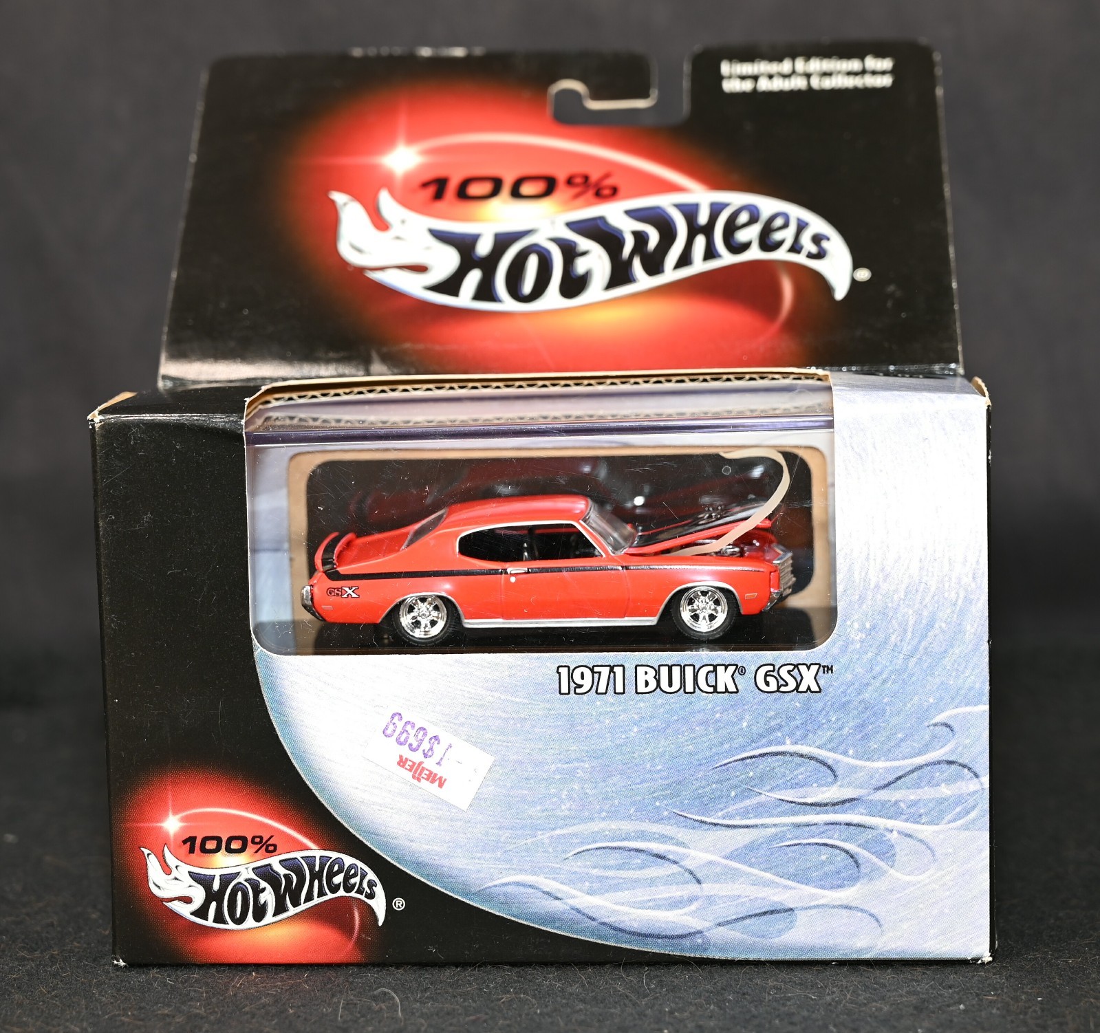 100% Hot Wheels 1971 Buick GSX Red Limited Edition 1:64 Diecast – NIB