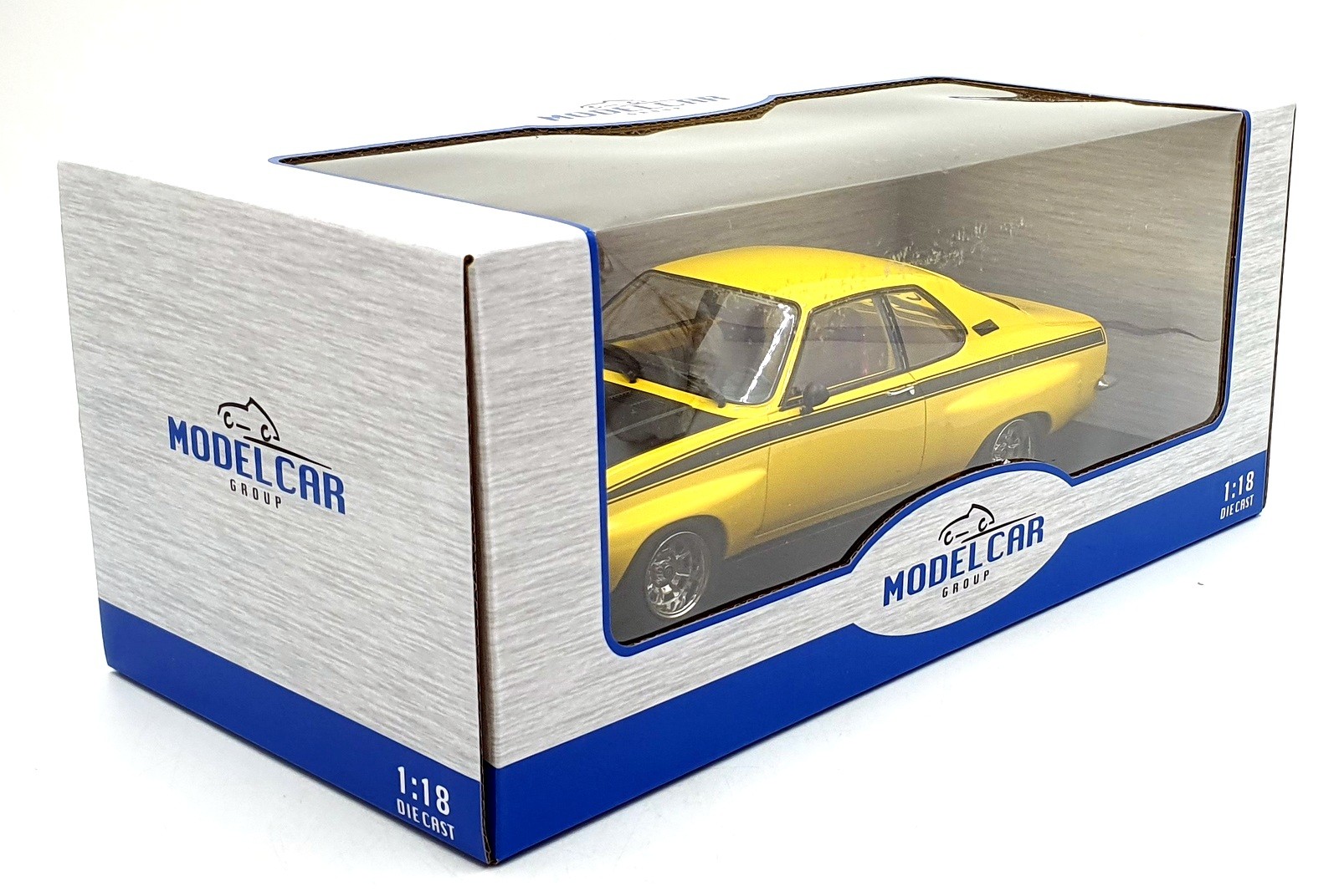 MCG 1/18 Scale Diecast MCG18426 – Opel Manta A – Yellow
