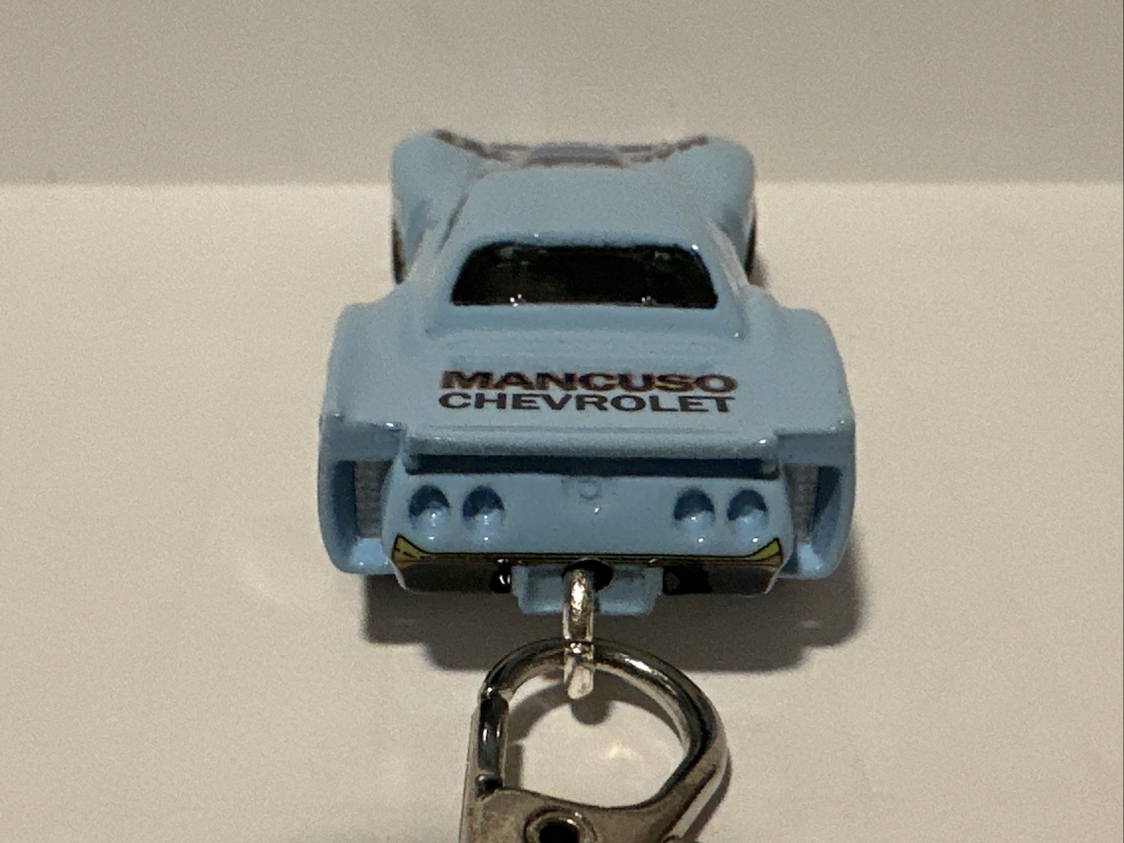 1976 Greenwood Corvette Mancuso Blue 1:64 Real.R Keychain Custom Limited Edition
