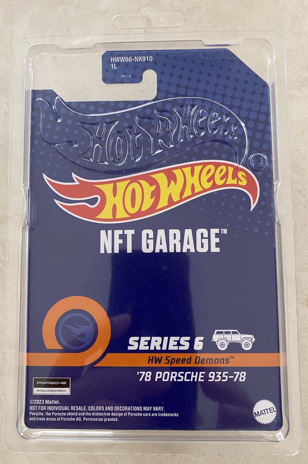 Hot Wheels NFTG Garage Series 6 ’78 Porsche 935-78 ***FREE SHIP***