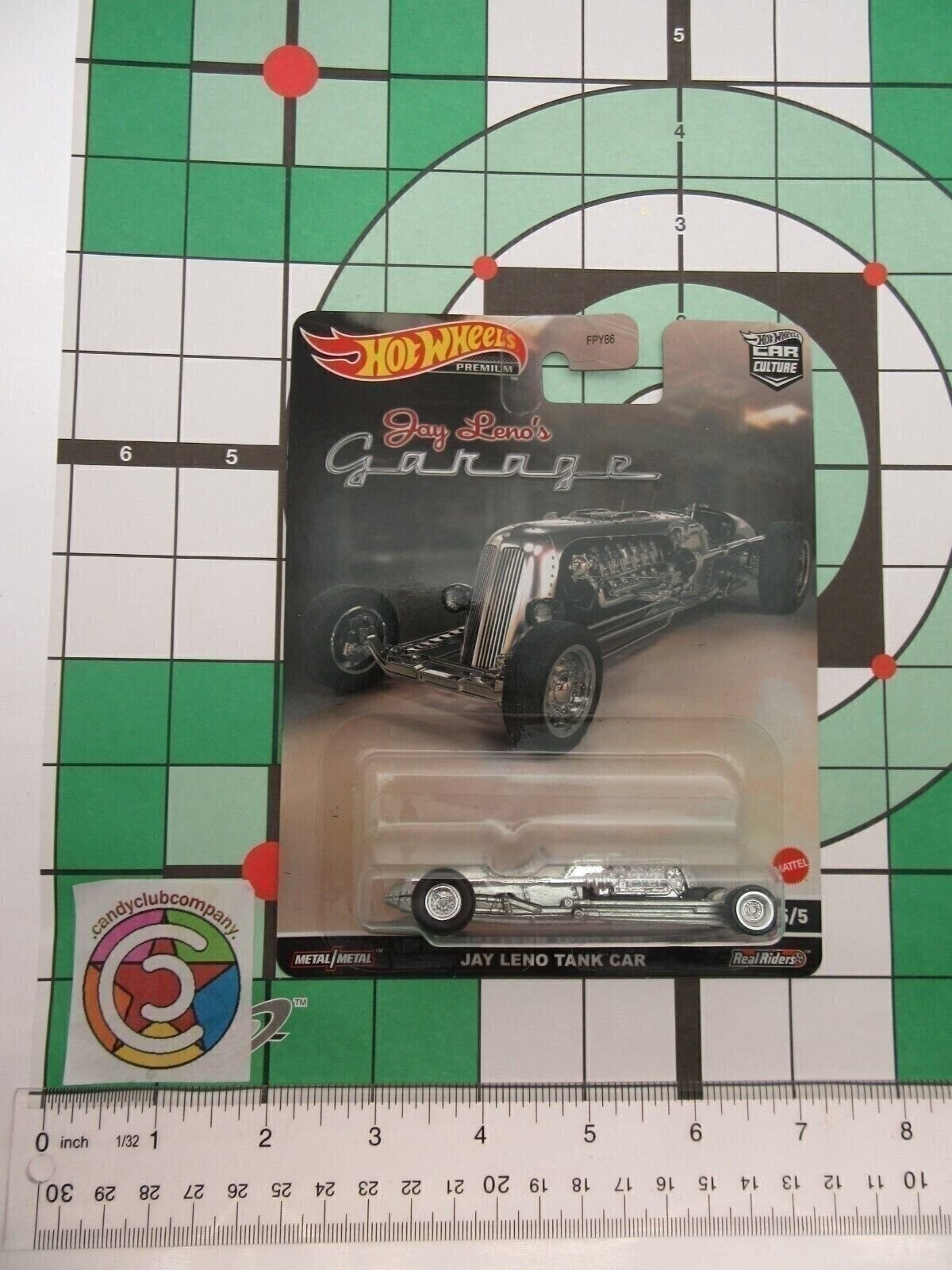 Jay Leno’s Garage ~ TANK Car ~ Hot Wheels Premium ~ Die Cast