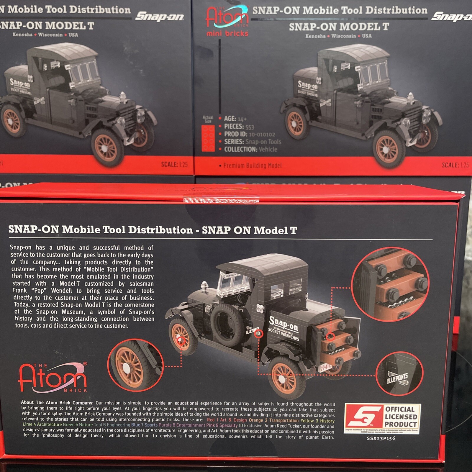 SNAP ON TOOLS Atom Brick Mini Bricks Model T – SSX23P156 Premium Model New