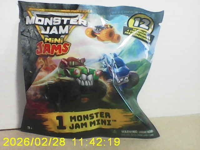 2025 Monster Jam Mini, Ser. 20, #536, Green “Dragon Wild” New Unopened Package