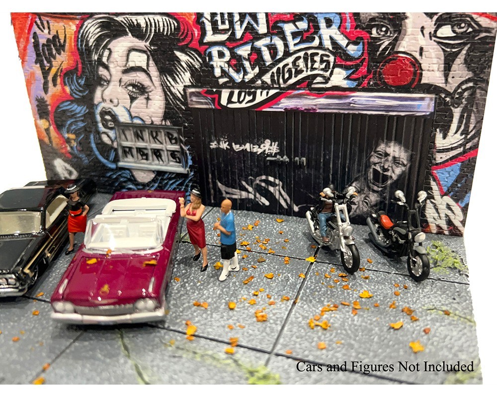 American Diorama 1:64 LA Street Art Diorama Lowrider – MiJo Exclusives