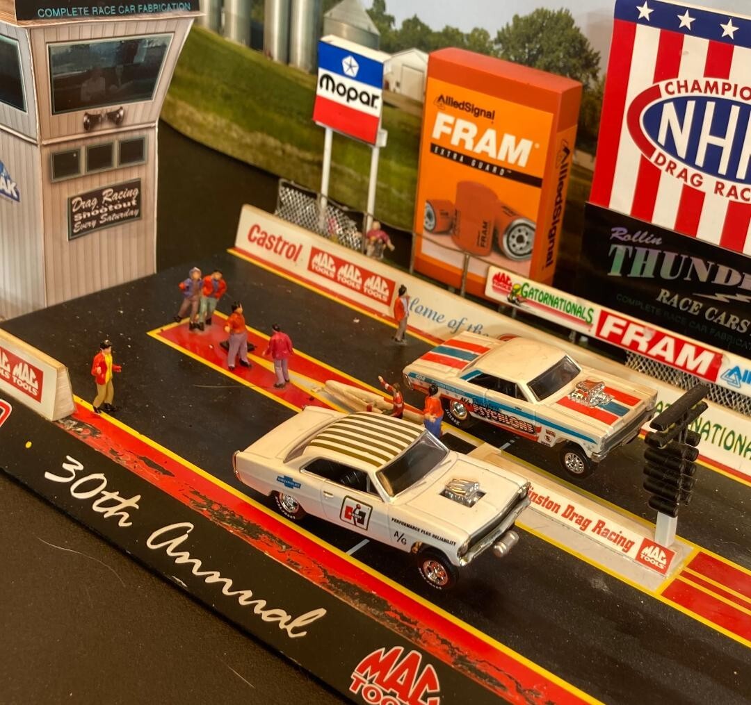 1967 CHEVY NOVA A/GAS BLOWN & INJECTED GASSER HURST NHRA DRAG RACING MIP
