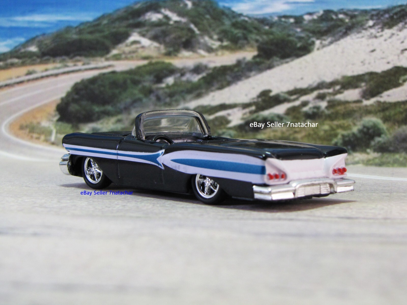 1958 58 Chevy Impala Hot Rod Wheels 1/64 Scale Model Limited Edition