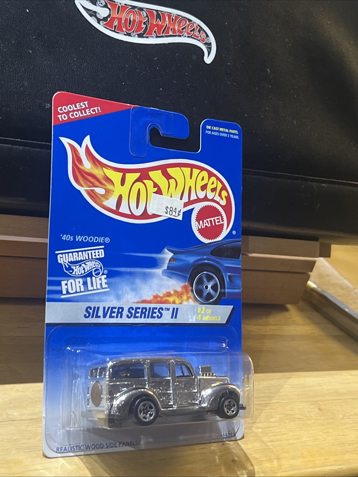 Hot Wheels 1940’s Ford Woodie Wagon. Rare,VHTF! ’96 Silver Series II #2 of 4.