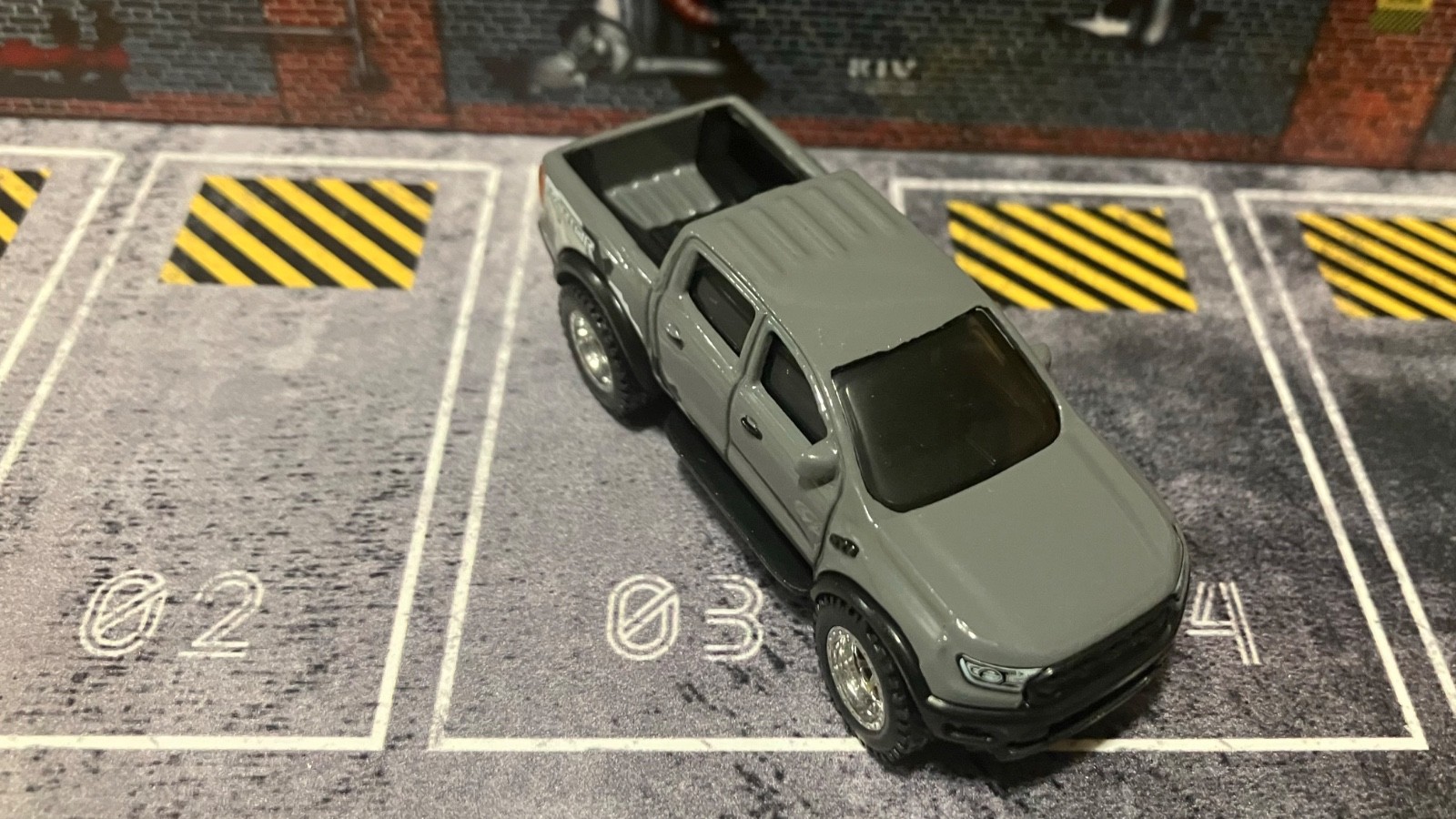 CUSTOM Gray ’19 Ford Ranger Raptor • Chrome Real Riders • 2026 Hot Wheels