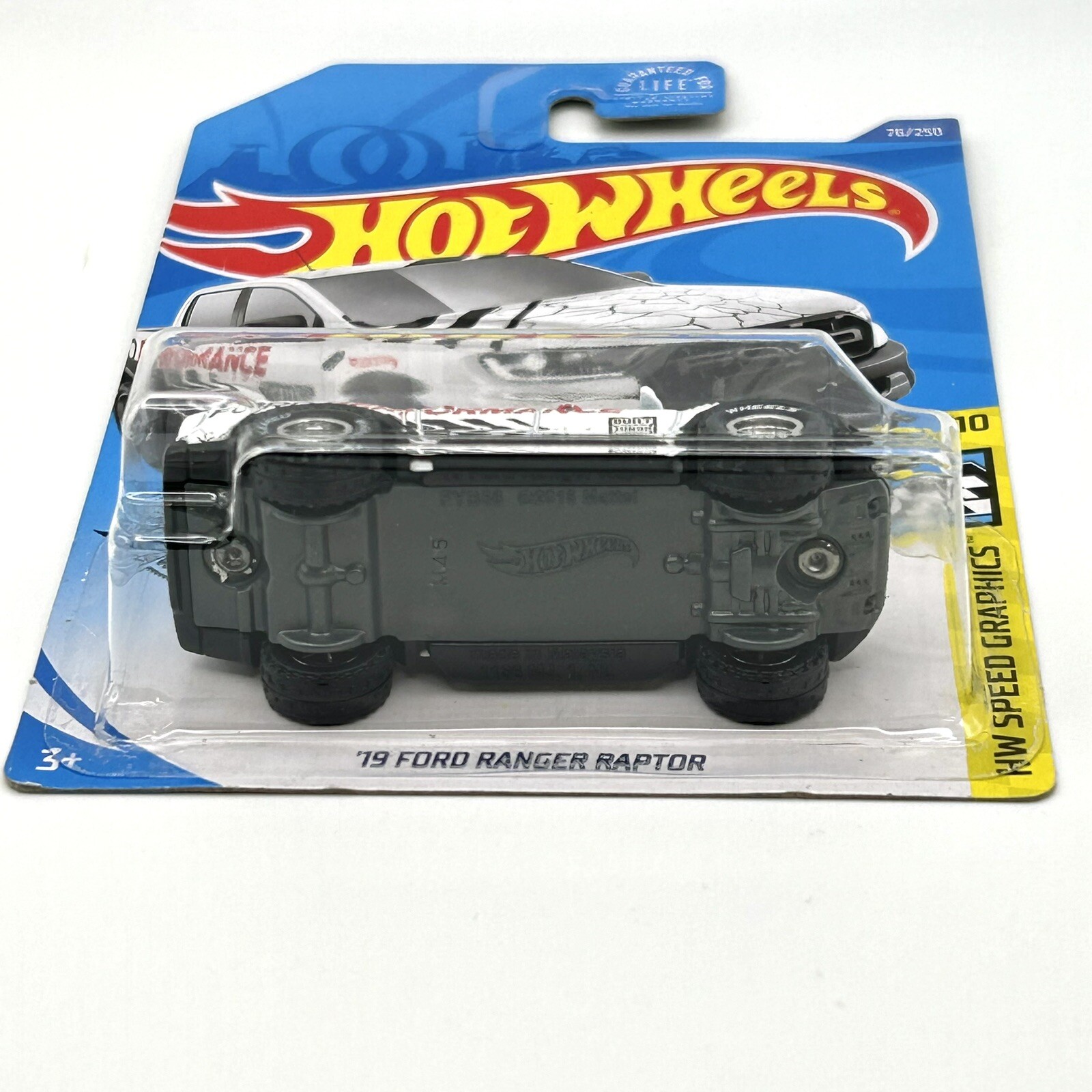 2020 Hot Wheels ’19 Ford Ranger Raptor White Custom Super Real Rider Swap