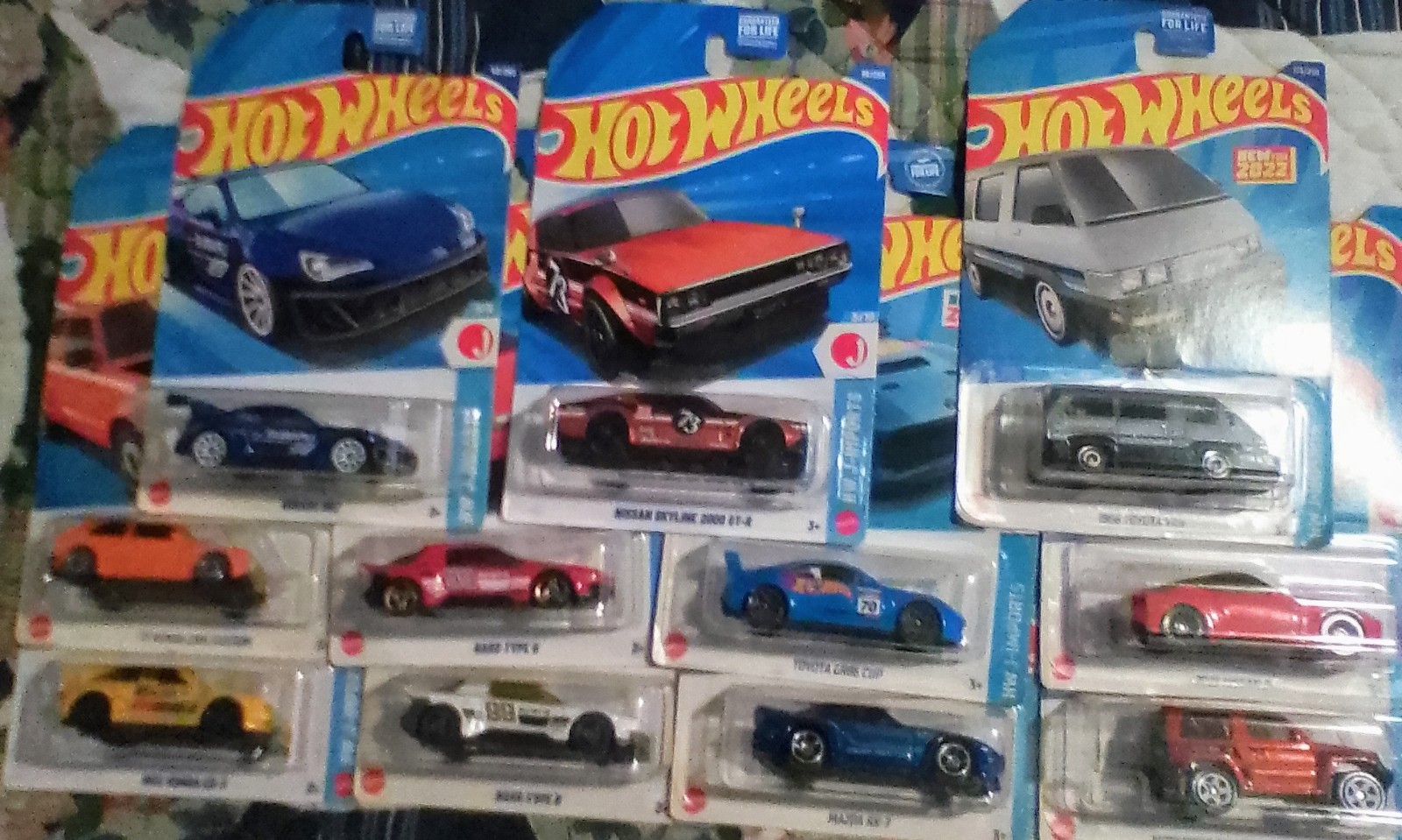 Hot Wheels JDM Lot of 11 Nissan Skyline GT-R Toyota Van Honda Civic Mazda RX7