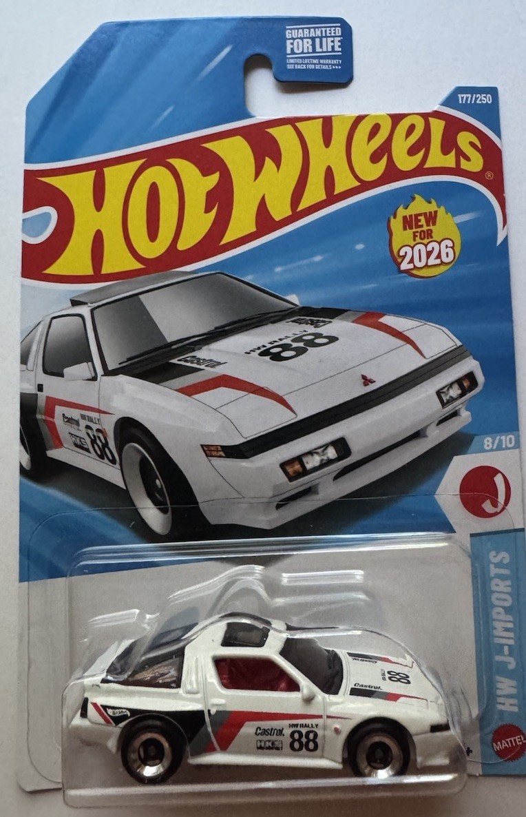 2026 Hot Wheels HW J-IMPORTS 8/10 ’88 Mitsubishi Starion 177/250