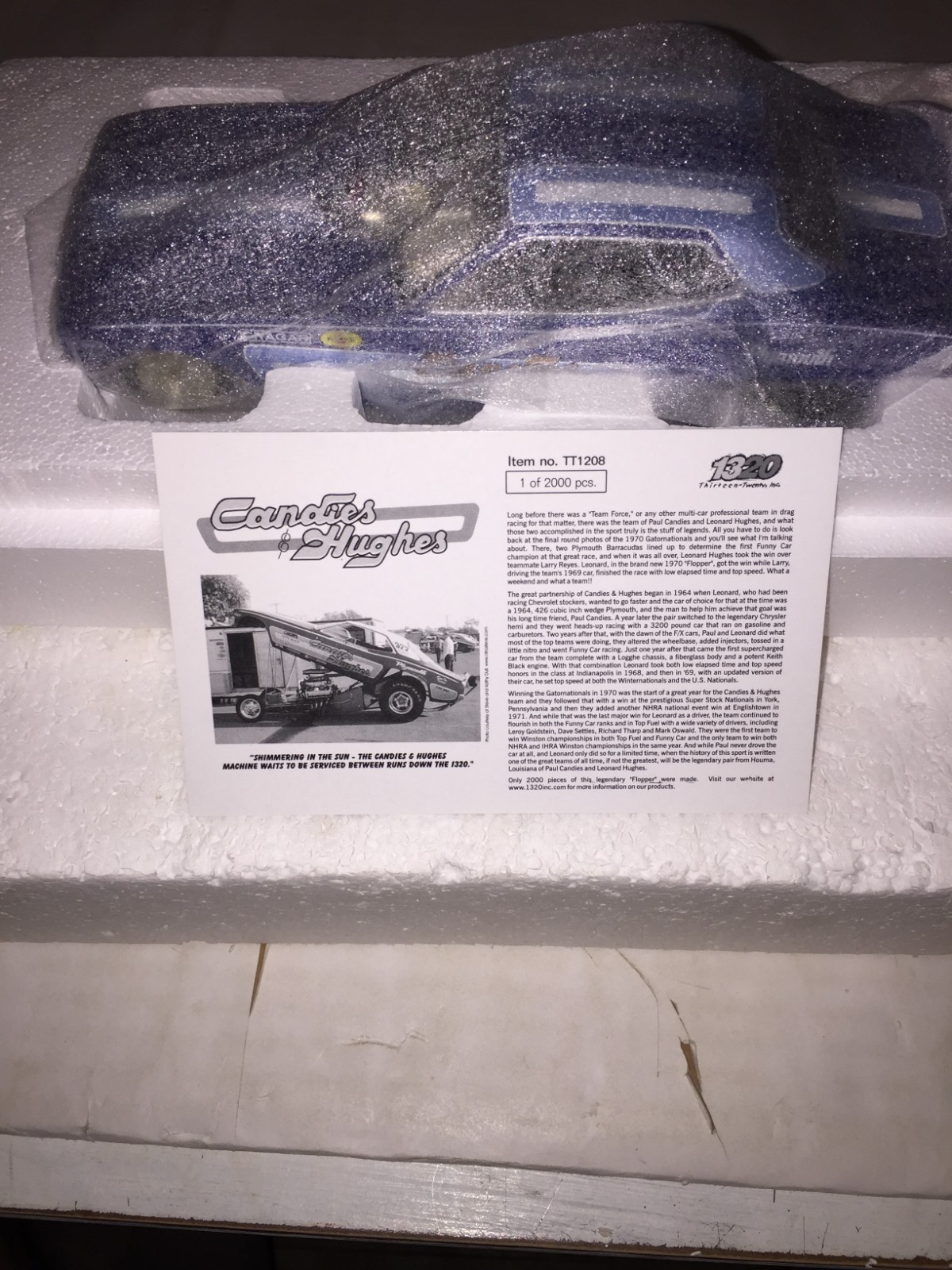 1320 THE FLOPPERS 1970 PLYMOUTH CUDA “CANDIES & HUGHES” **VERY RARE/READ DESCRIP