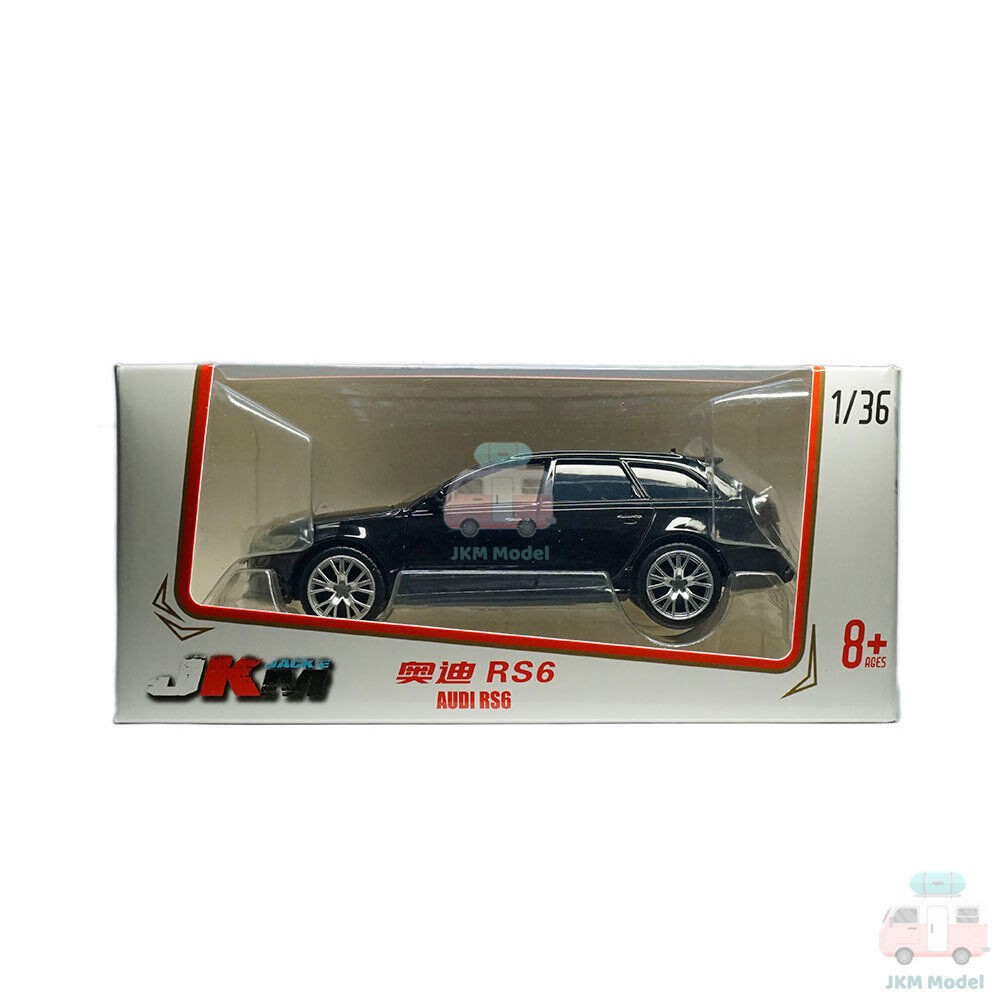 1:36 Audi RS6 Avant Model Car Diecast Toy Vehicle Collection Kids Gift Black