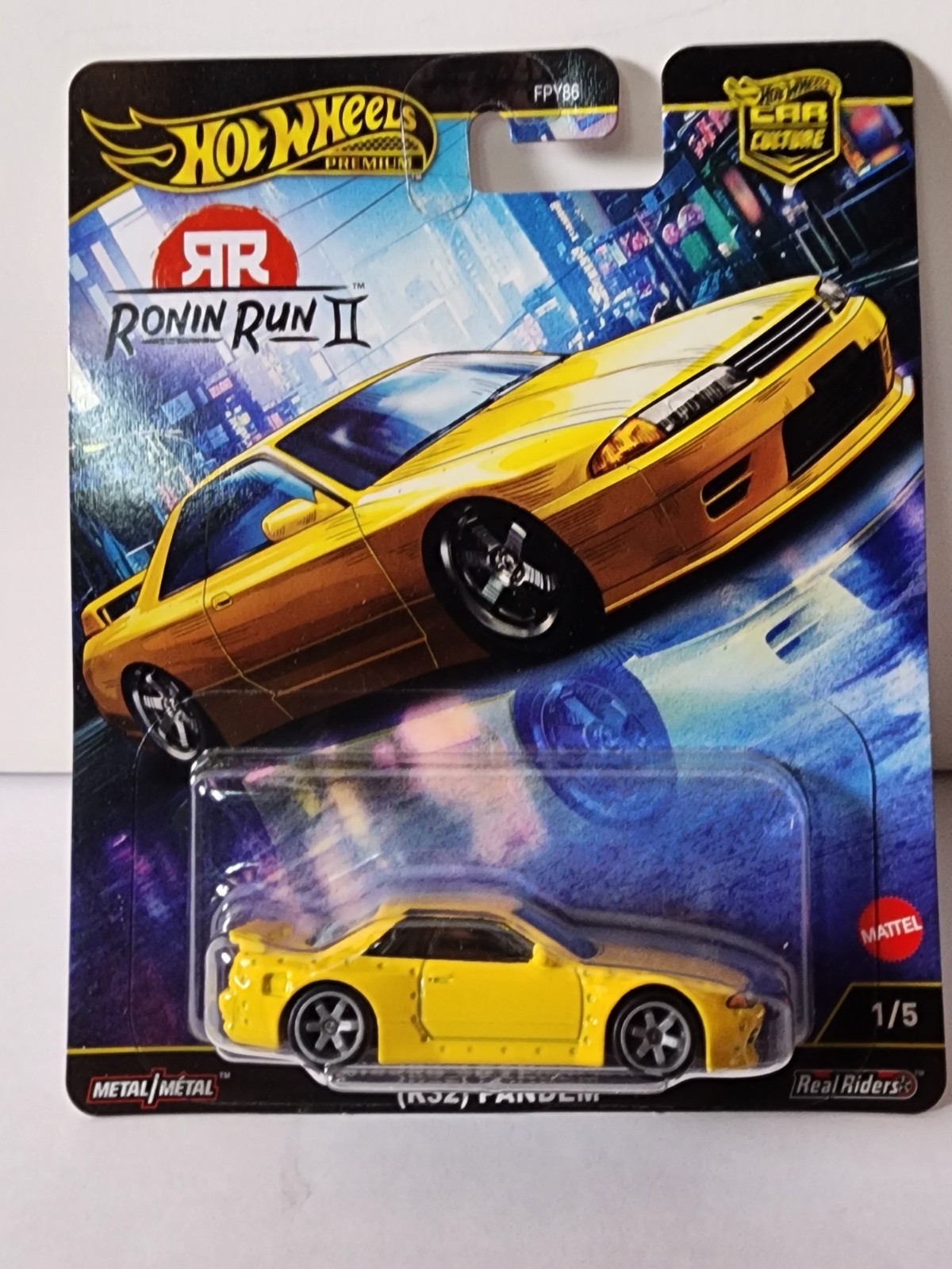 Hot Wheels Car Culture RONIN RUN 2 Nissan Skyline GT-R R32 Pandem / A28
