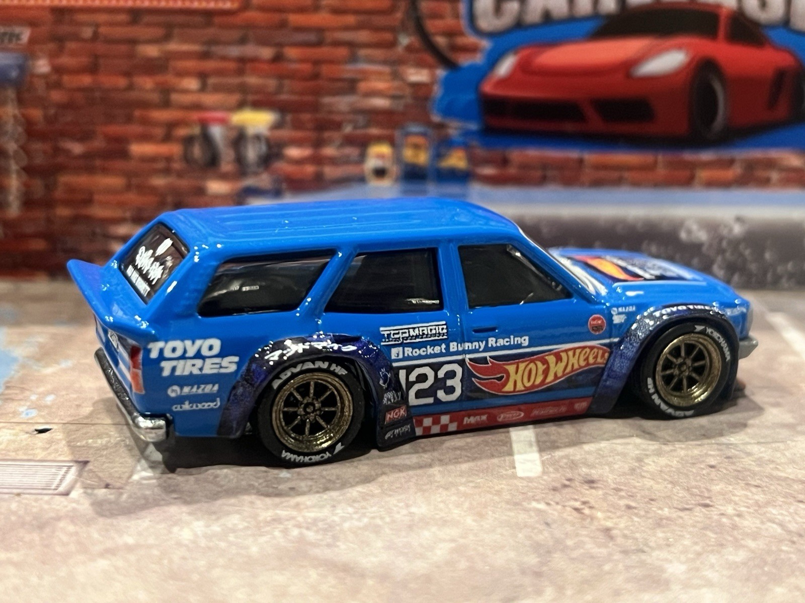 Hot Wheels Mad Mike Mazda RX-3 Wagon Ronin Run 2 Watanabe Wheel Swap Choose
