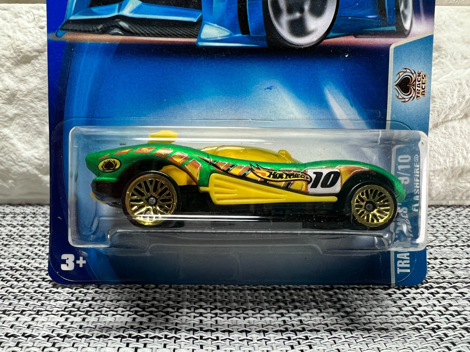 Hot Wheels Track Aces 9/10 Flashfire 2003 #185 Green