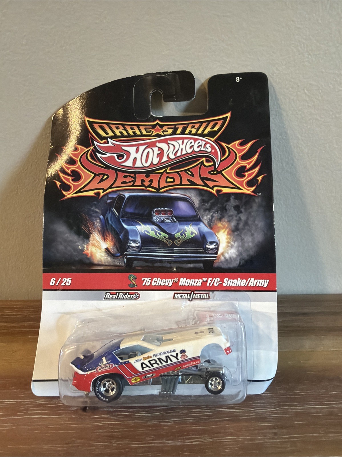 Hot Wheels Drag Strip Demons #21/25 Bruce Larson’s ’75 Chevy Monza F/C w RRs