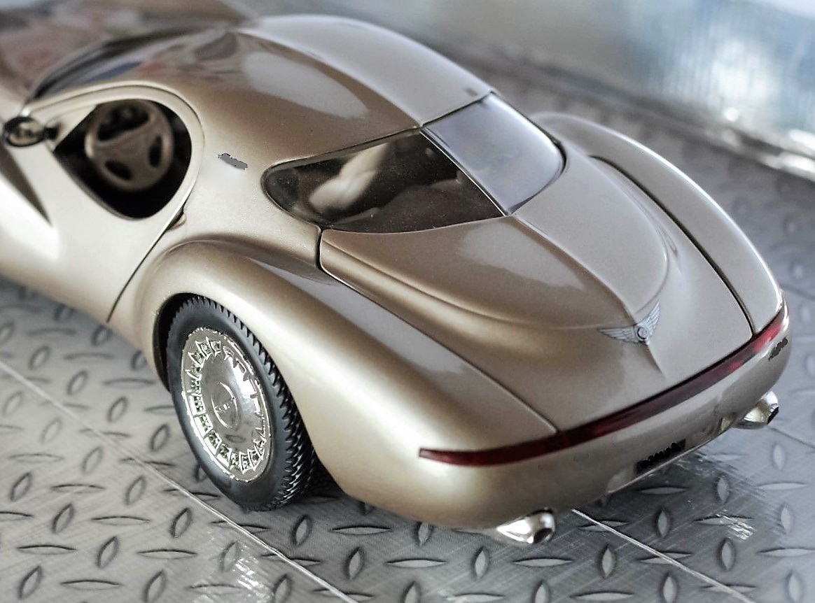 Hot Rod Race Car 12Racing24RacerClassic Custom1:18Concept Carousel Pewter