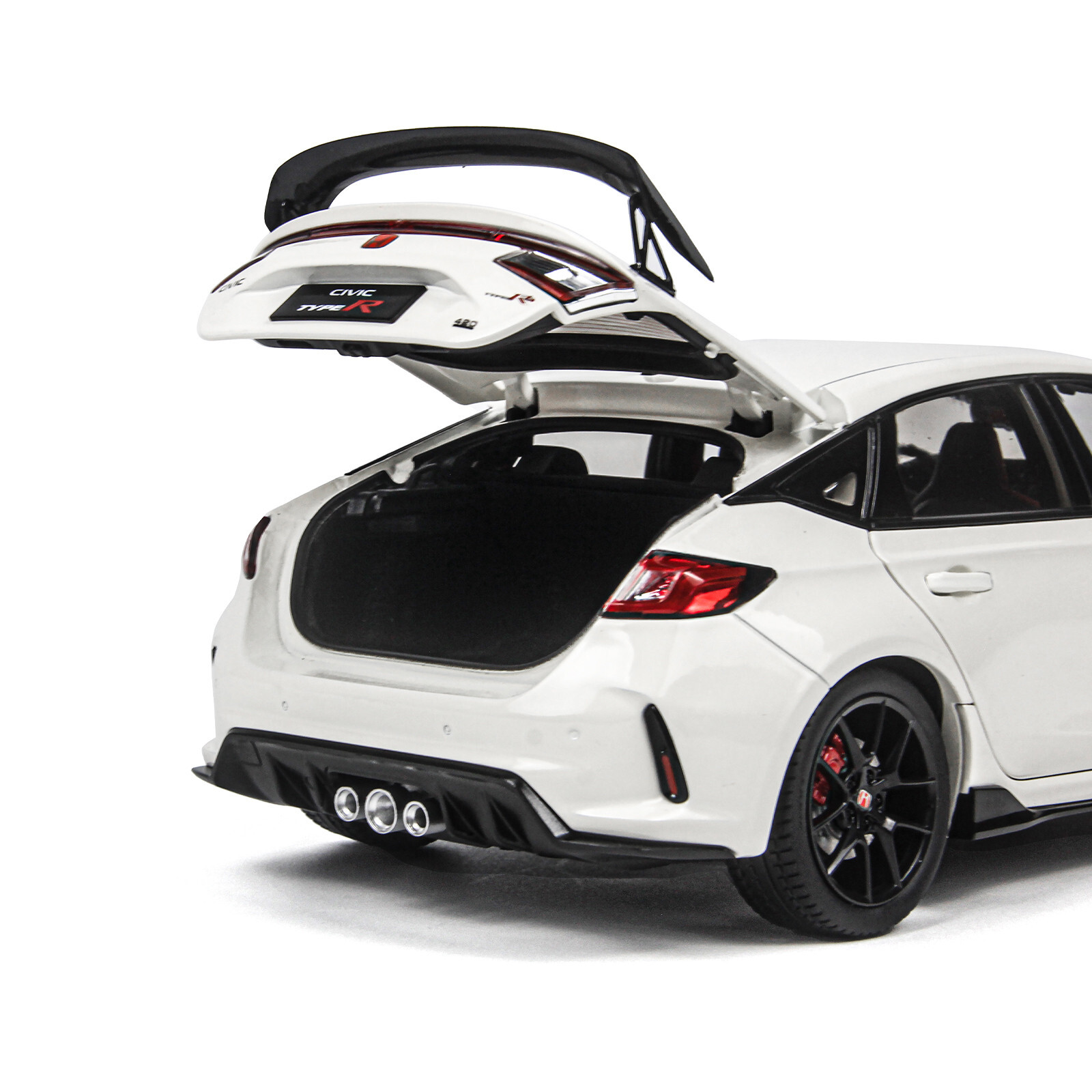 1/18 Scale Paudi Honda Civic Type-R FL5 Car Diecast Model 2023 Collect Gifts