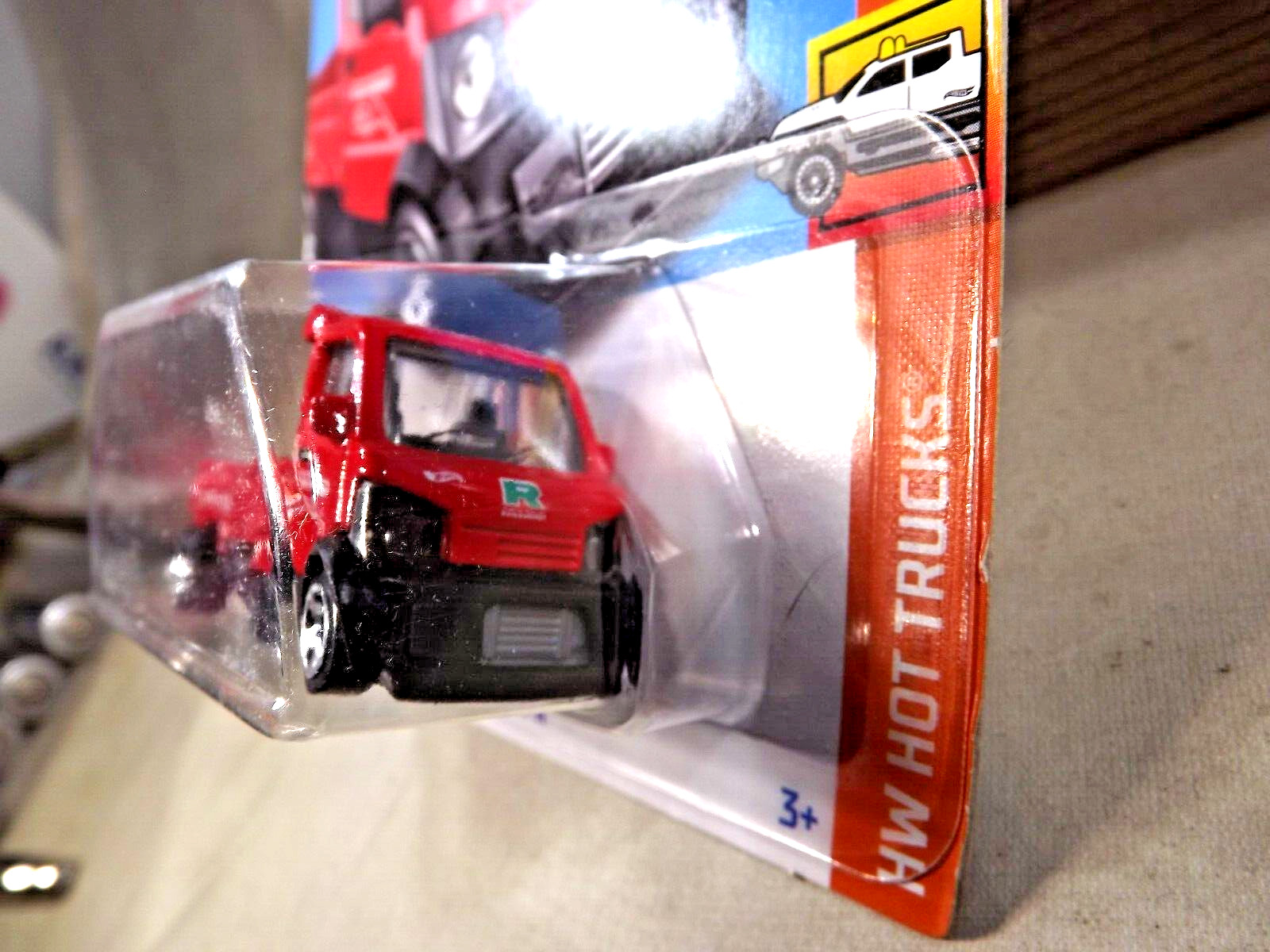 2023 Hot Wheels #214 HW Hot Trucks 7/10 MIGHTY K Red w/Chrome 5 Spoke Wheels