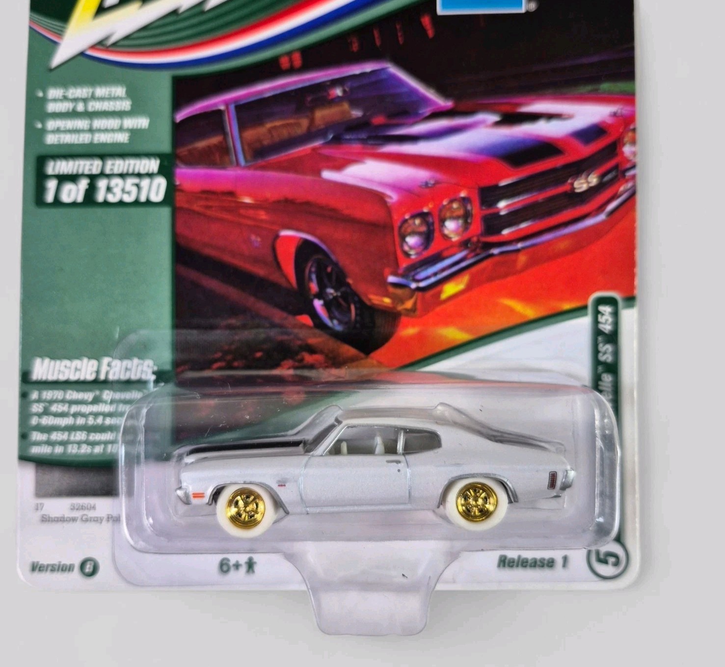 JOHNNY LIGHTNING 1970 CHEVY CHEVELLE SS 454 Rare Collectible CHASE 1:64