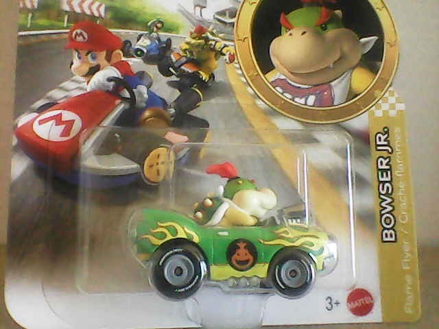 2026 Hot Wheels, Mariokart, 1:64, “Bowser Jr.” ‘Flame Flyer ‘, Unopened Package