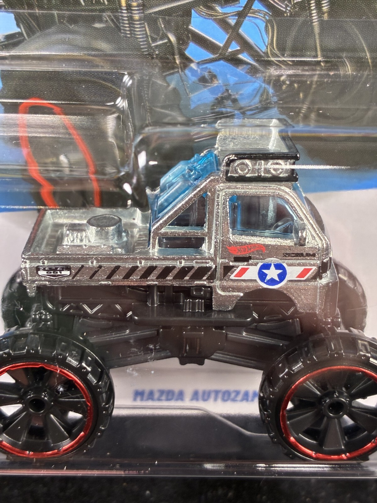 2026 & 2025 HOT WHEELS Mazda Autozam Monster Truck, Texas Toot Zamac,Purple 2pcs