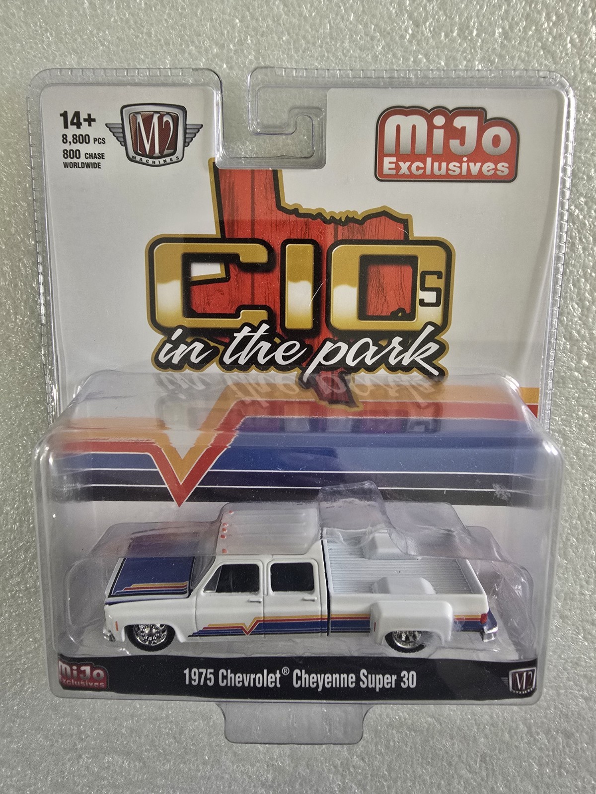 M2 MACHINES 2025 M&J TOYS MIJO EXCLUSIVES C10 IN THE PARK 1975 CHEYENNE SUPER 30