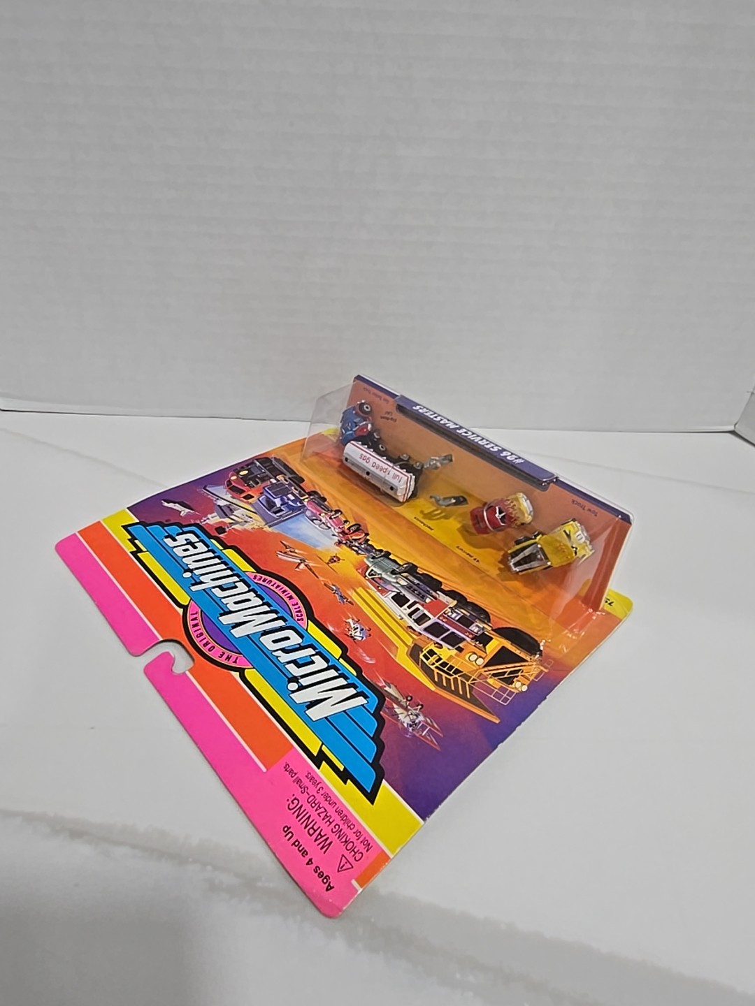 1997 Galoob Micro Machines #26 Service Masters Tow Truck Gas Tanker ’49 Mercury
