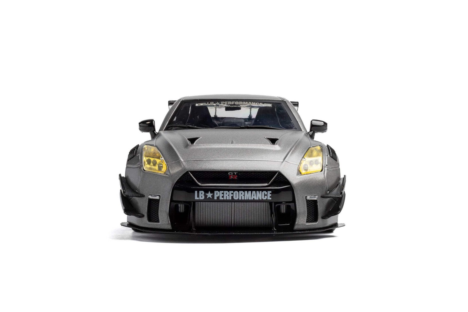 Solido 2024 Nissan GT-R (R35) W/ Liberty Walk Body Kit 2.0 Silver 1:18 S1805815