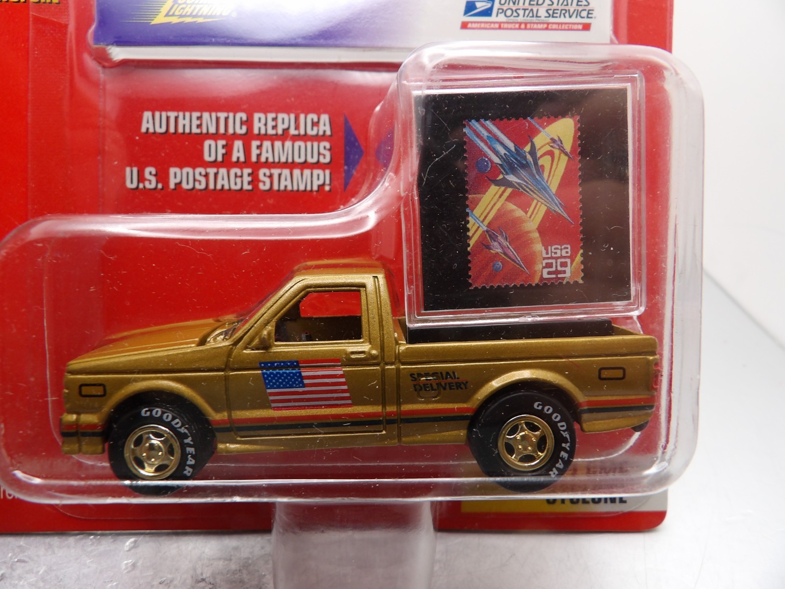 1991 GMC SYCLONE PICKUP JOHNNY LIGHTNING UNITED STATES POSTAL SERVICE 1:64