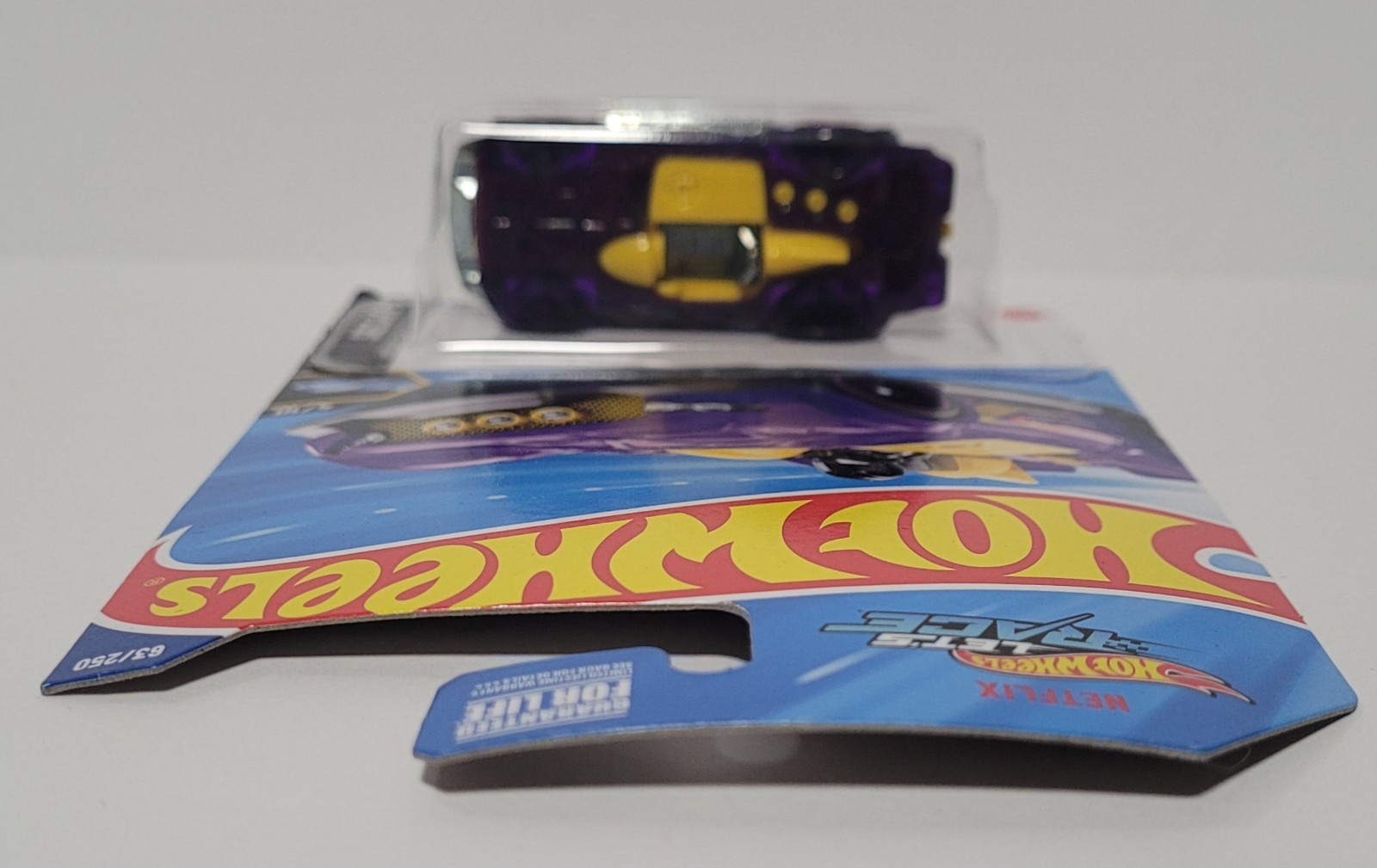 2025 Hot Wheels Monteracer Clear Violet 63/250 Let’s Race Netflix Series 4/10